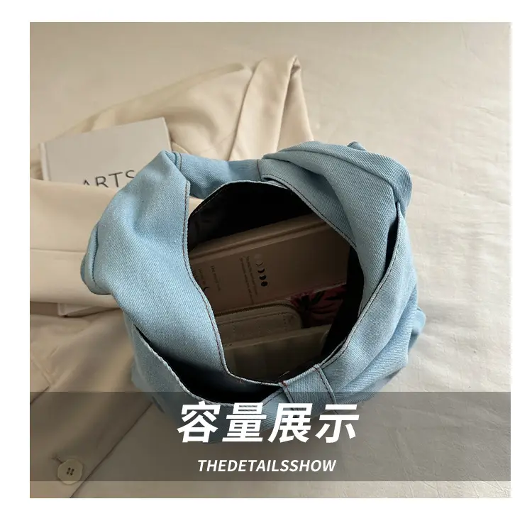 2025 New Fashion Denim Bow Shoulder Bags — feature 5