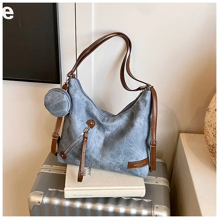 Korean Style Cream Leather Shoulder Bag Large Capacity — feature 22