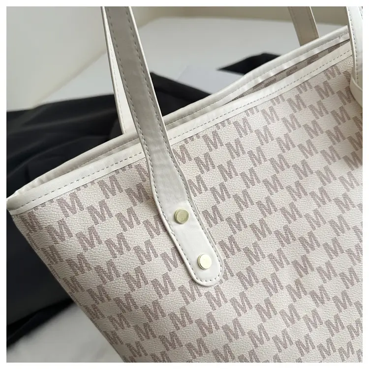 Women Printed Tote Bag Large Capacity Leather Handle — feature 10
