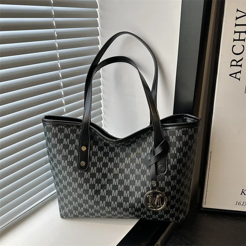 Women Printed Tote Bag Large Capacity Leather Handle — feature 15