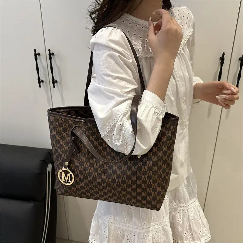 Women Printed Tote Bag Large Capacity Leather Handle — feature 25