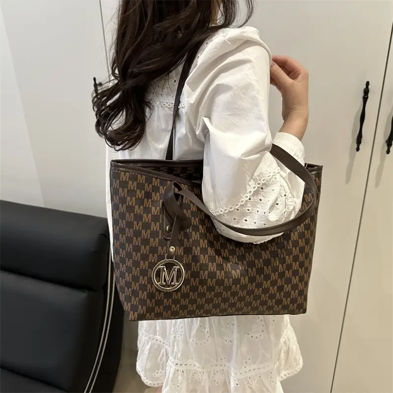 Women Printed Tote Bag Large Capacity Leather Handle — feature 26
