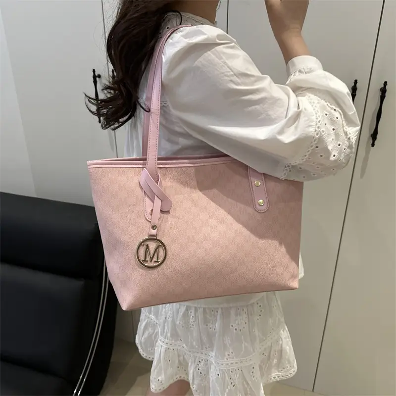 Women Printed Tote Bag Large Capacity Leather Handle — feature 27