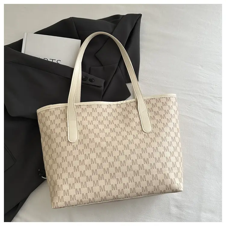 Women Printed Tote Bag Large Capacity Leather Handle — feature 6