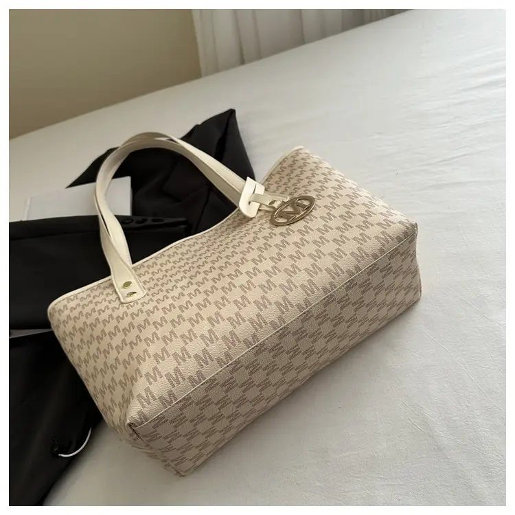 Women Printed Tote Bag Large Capacity Leather Handle — feature 8