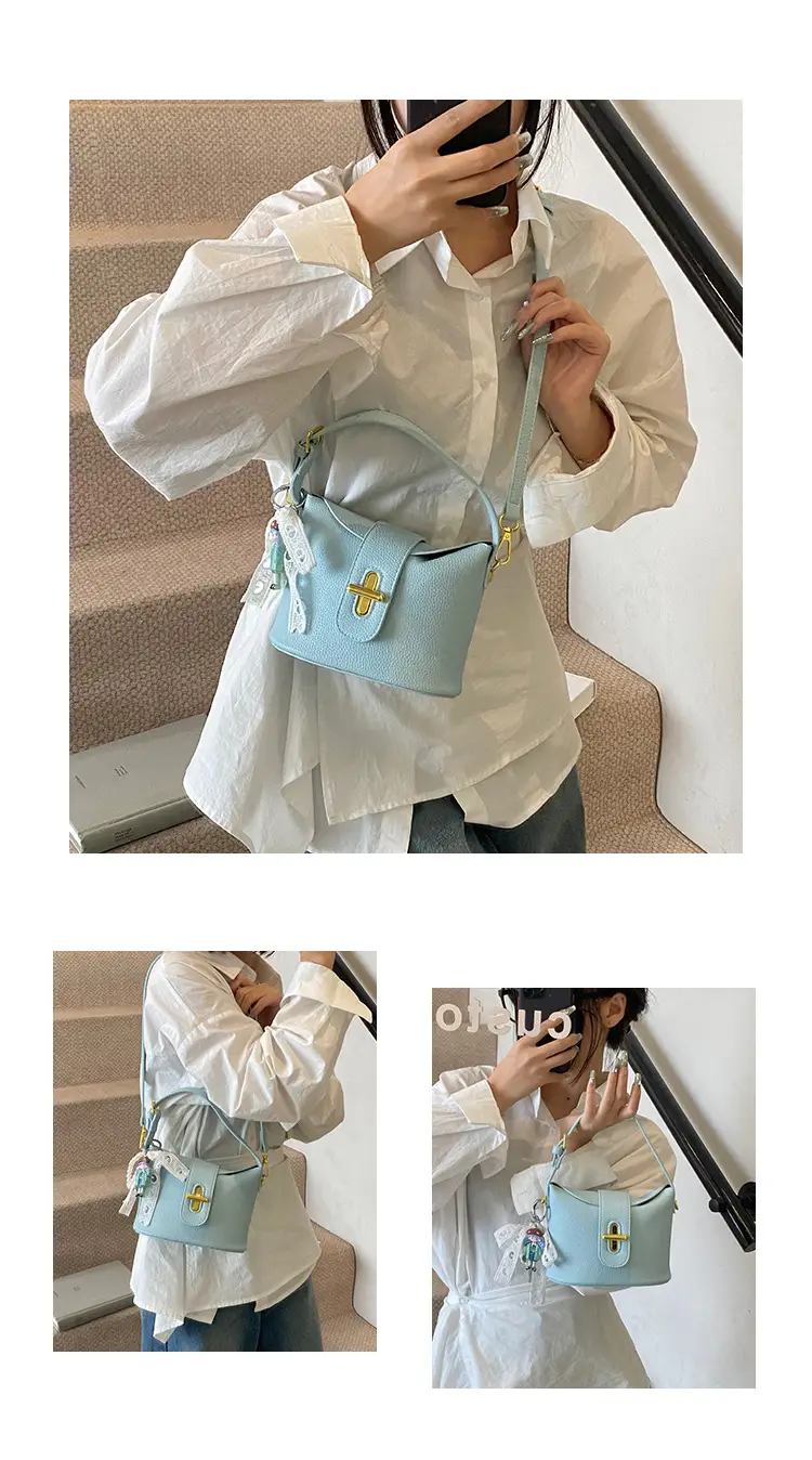 Pink Leather Shoulder Bag for Women 2025 — feature 6