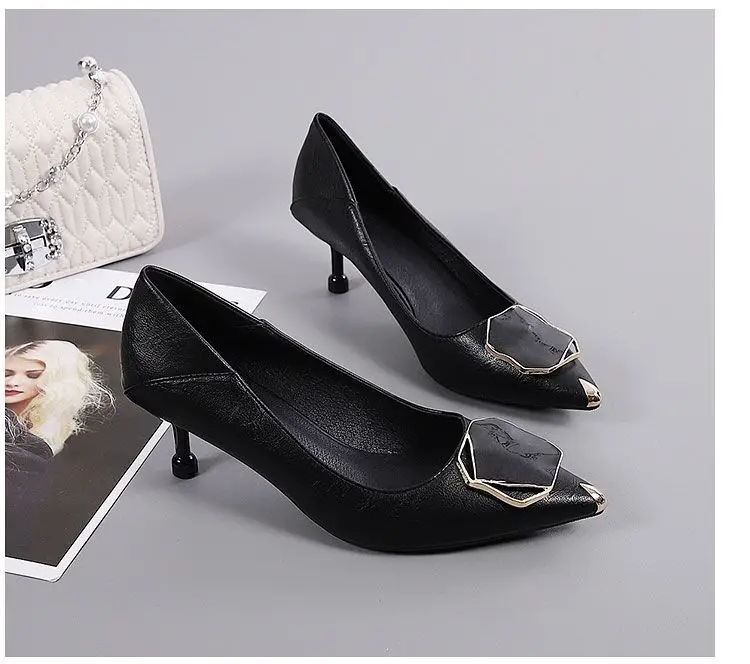 Women Pointed Toe Stiletto Heels Black 2026 â feature 13