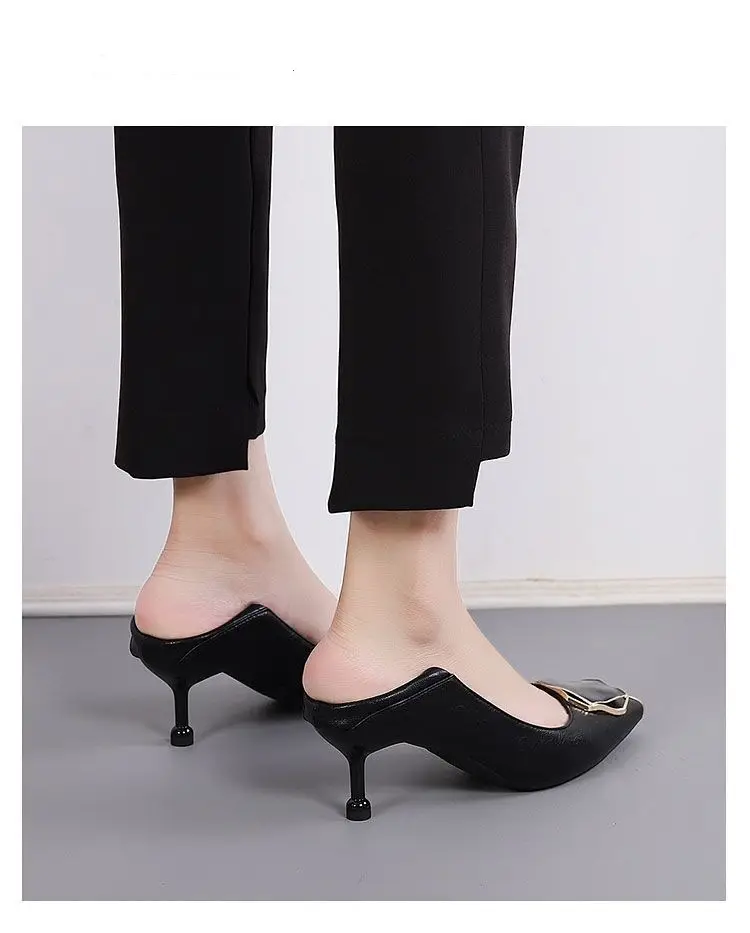 Women Pointed Toe Stiletto Heels Black 2026 â feature 2