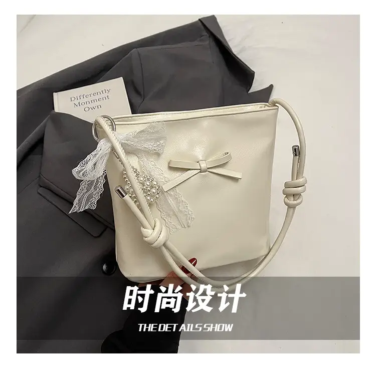 Light Blue Bow Shoulder Bag for Women 2025 — feature 14