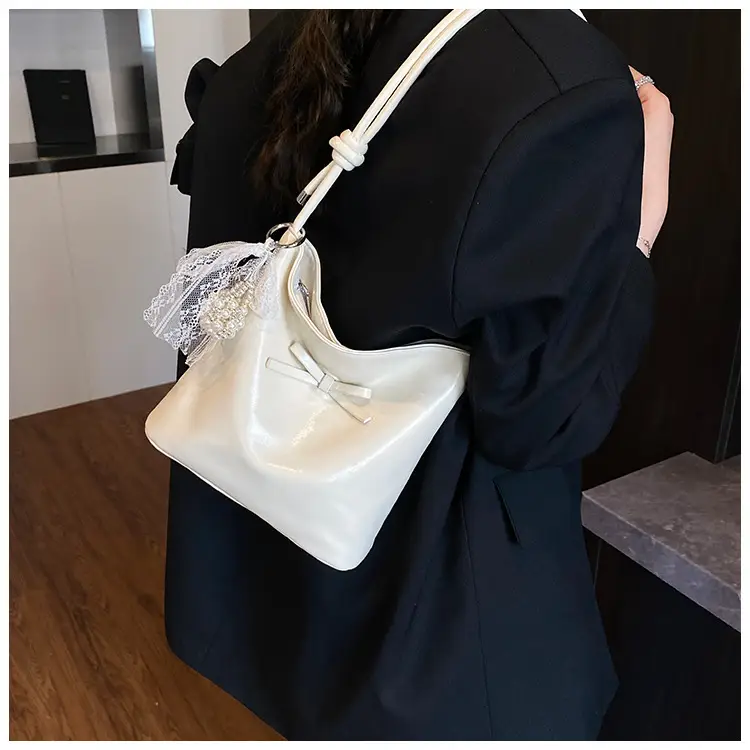 Light Blue Bow Shoulder Bag for Women 2025 — feature 26
