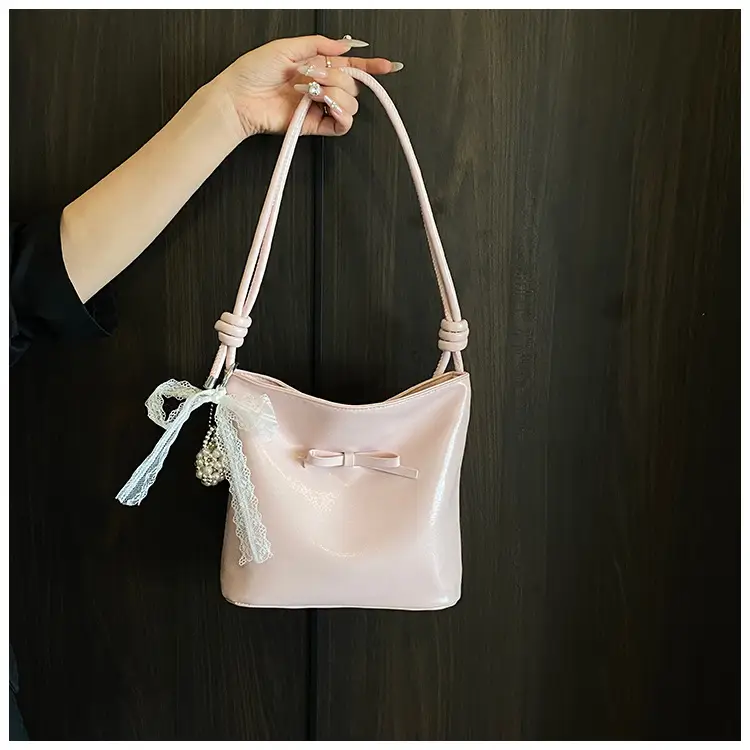 Light Blue Bow Shoulder Bag for Women 2025 — feature 33