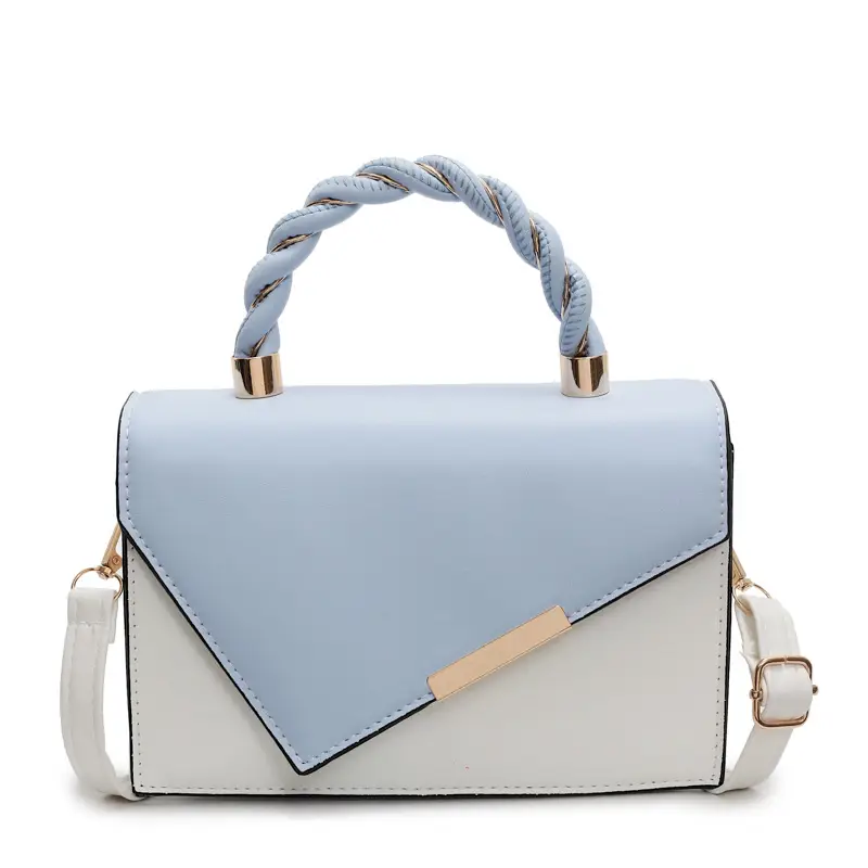 Pink White Square Korean Style Shoulder Bag 2025