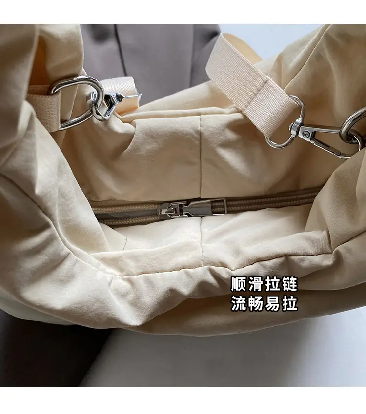 Trendy Bow Design Cotton Filled Shoulder Bag for Women — feature 5