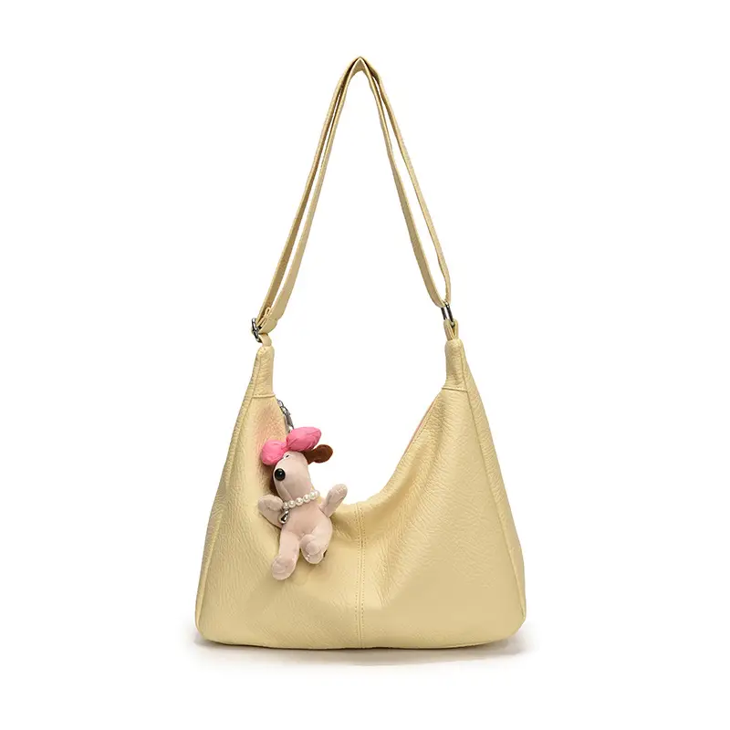 Women's Korean Style Large Capacity Tote Bag Beige 2025 - Image 10