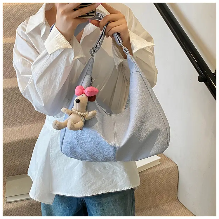 Women's Korean Style Large Capacity Tote Bag Beige 2025 — feature 14