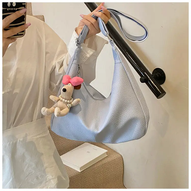 Women's Korean Style Large Capacity Tote Bag Beige 2025 — feature 15