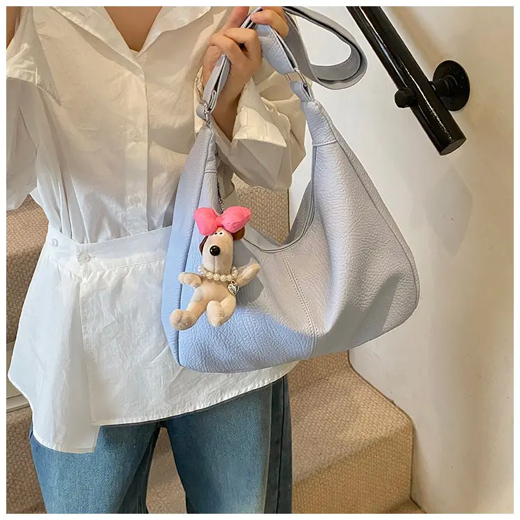 Women's Korean Style Large Capacity Tote Bag Beige 2025 — feature 16
