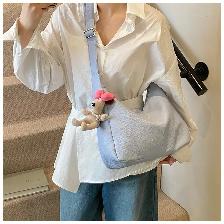 Women's Korean Style Large Capacity Tote Bag Beige 2025 — feature 18