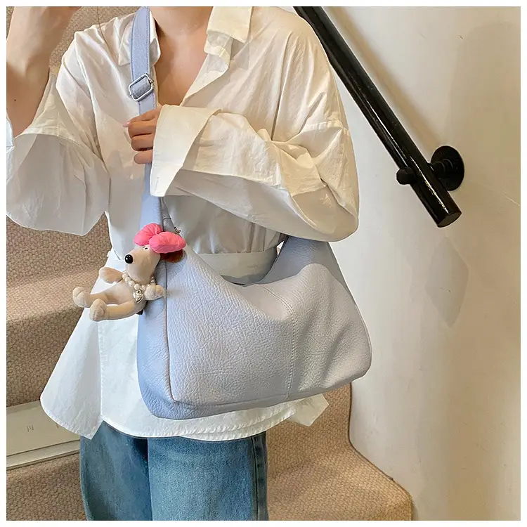 Women's Korean Style Large Capacity Tote Bag Beige 2025 — feature 19