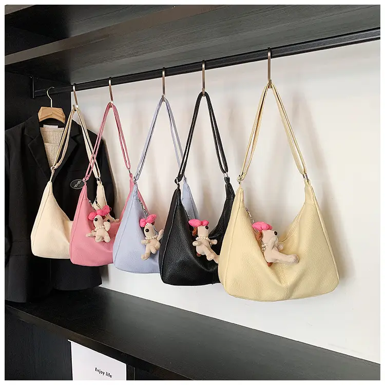 Women's Korean Style Large Capacity Tote Bag Beige 2025 — feature 2