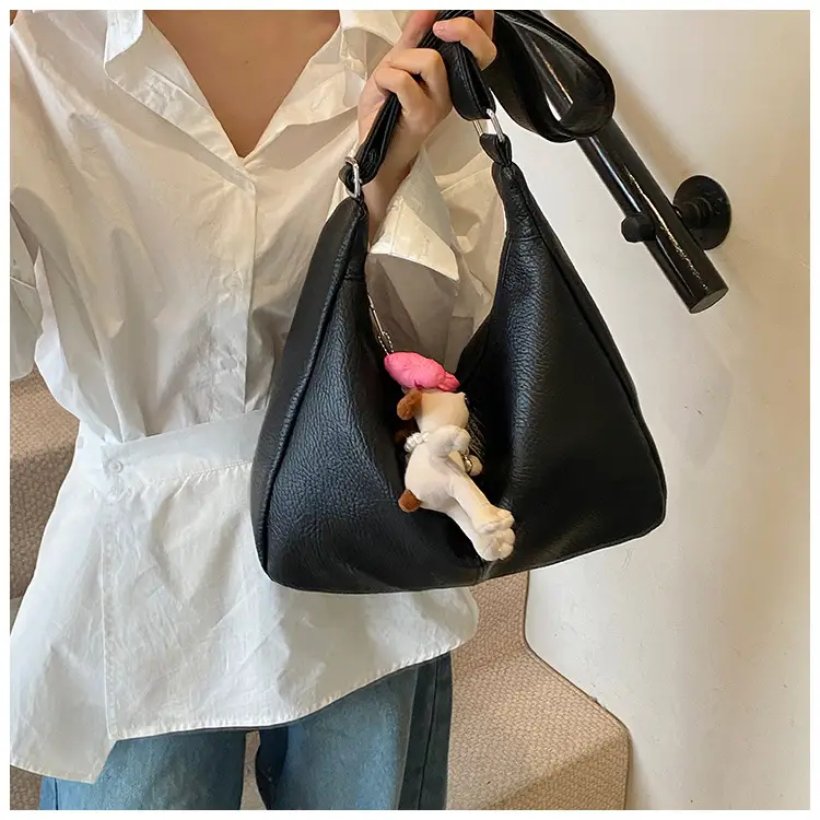 Women's Korean Style Large Capacity Tote Bag Beige 2025 — feature 21