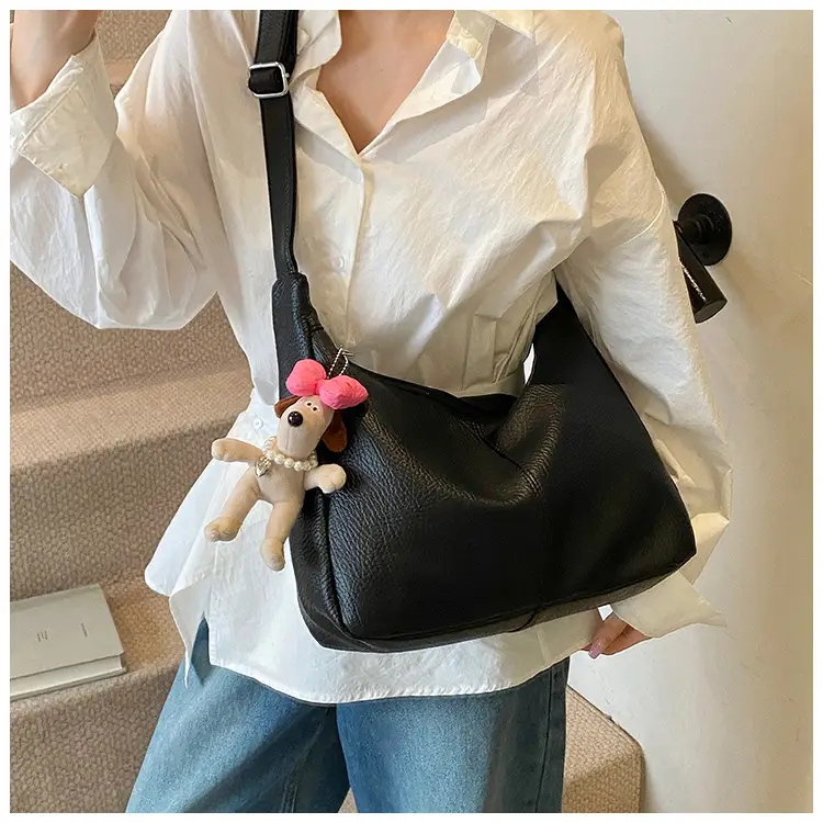 Women's Korean Style Large Capacity Tote Bag Beige 2025 — feature 23
