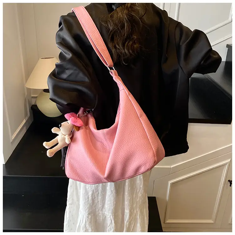 Women's Korean Style Large Capacity Tote Bag Beige 2025 — feature 36