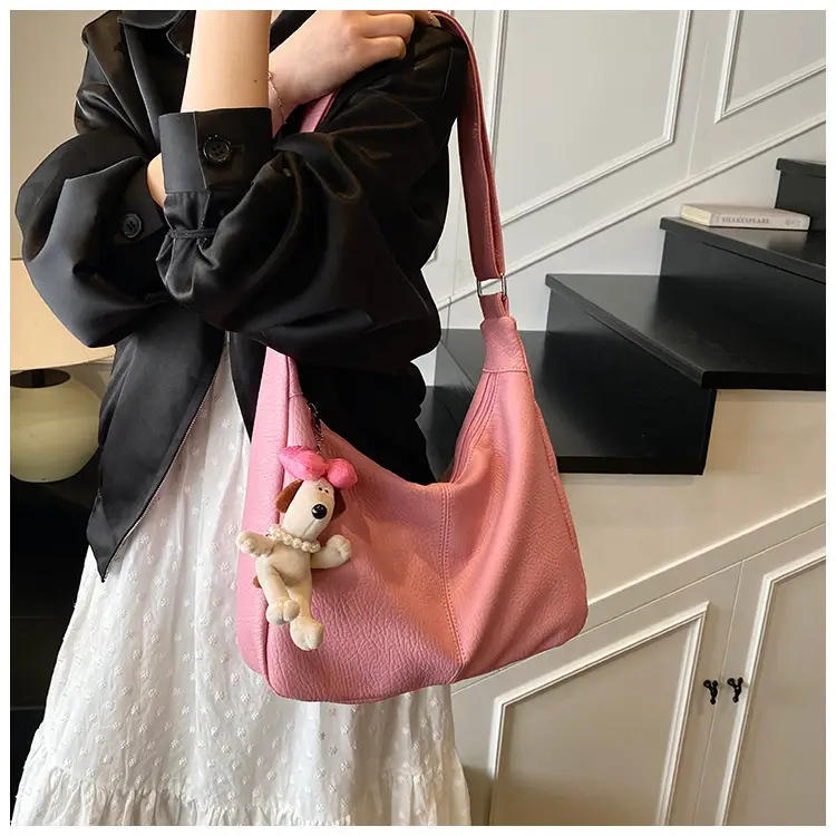 Women's Korean Style Large Capacity Tote Bag Beige 2025 — feature 37