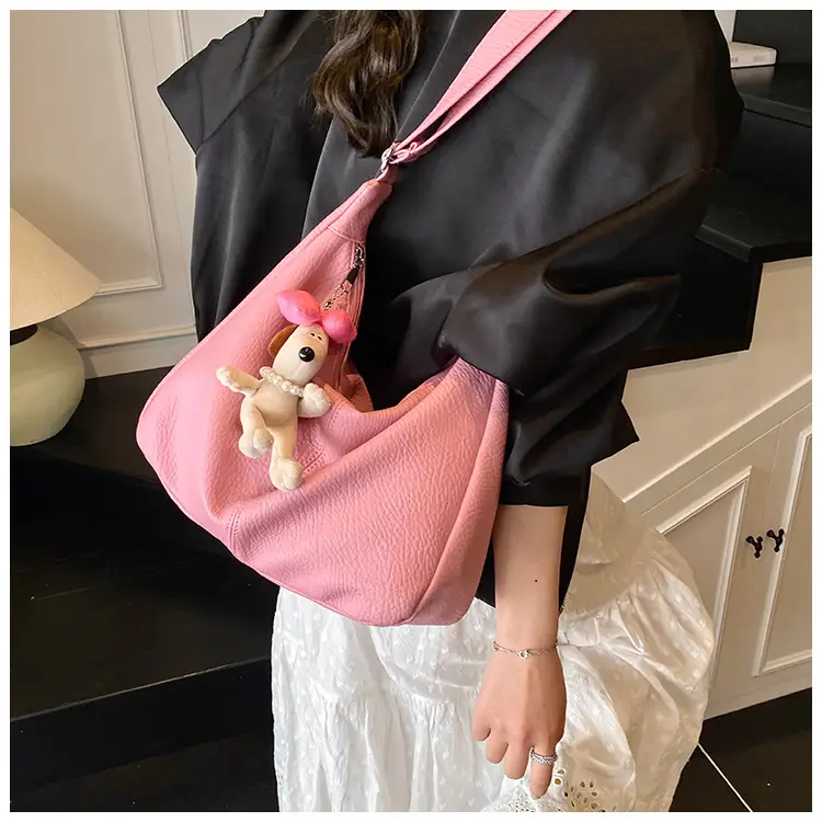 Women's Korean Style Large Capacity Tote Bag Beige 2025 — feature 38