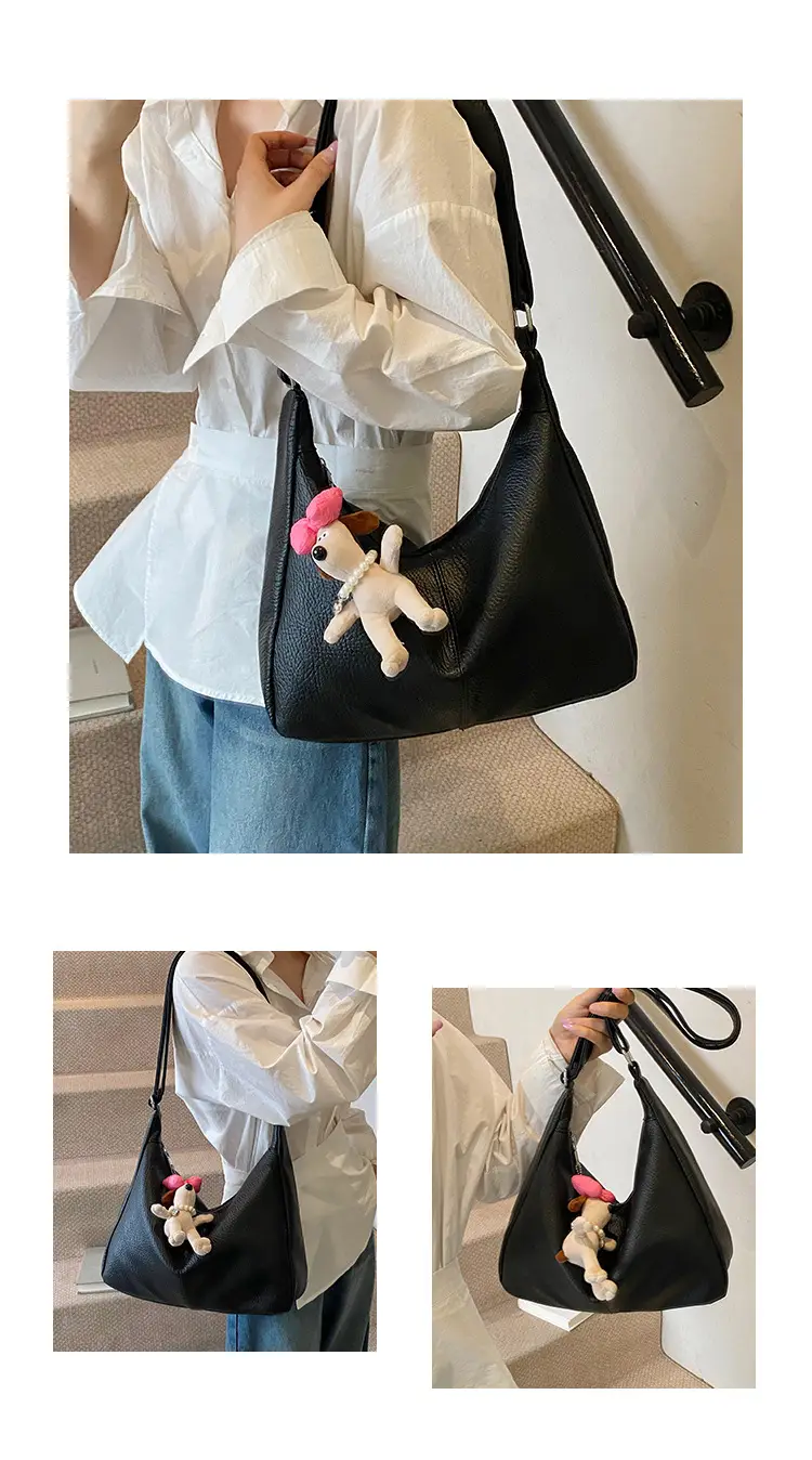 Women's Korean Style Large Capacity Tote Bag Beige 2025 — feature 8