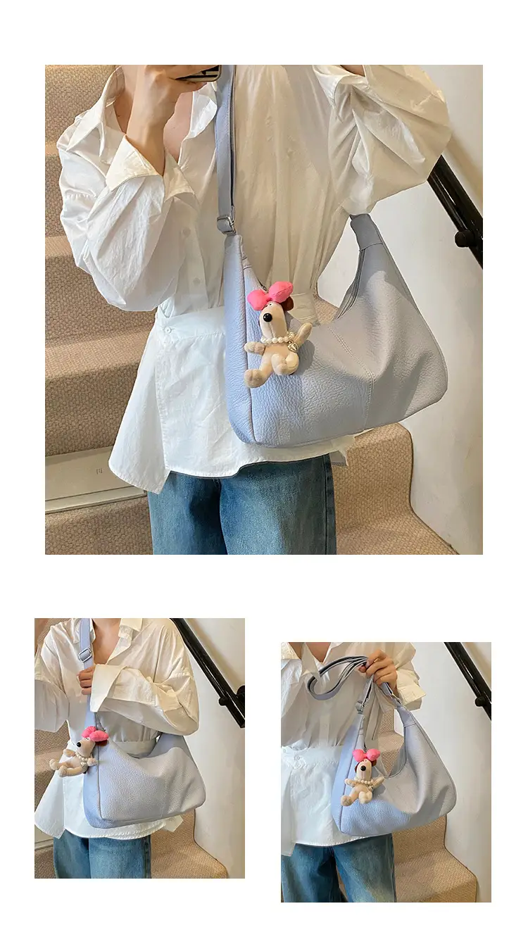 Women's Korean Style Large Capacity Tote Bag Beige 2025 — feature 9