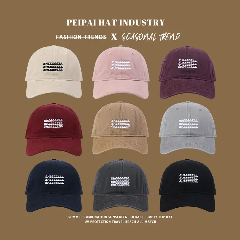 Women's Korean Style Sunscreen Cap Large Wide Brim