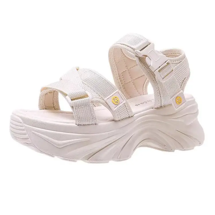 Women's Black Wedge Sandals Summer 2025