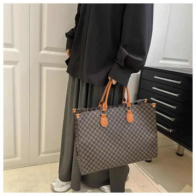2025 Summer Plaid Tote Bags Women Large Capacity — feature 14