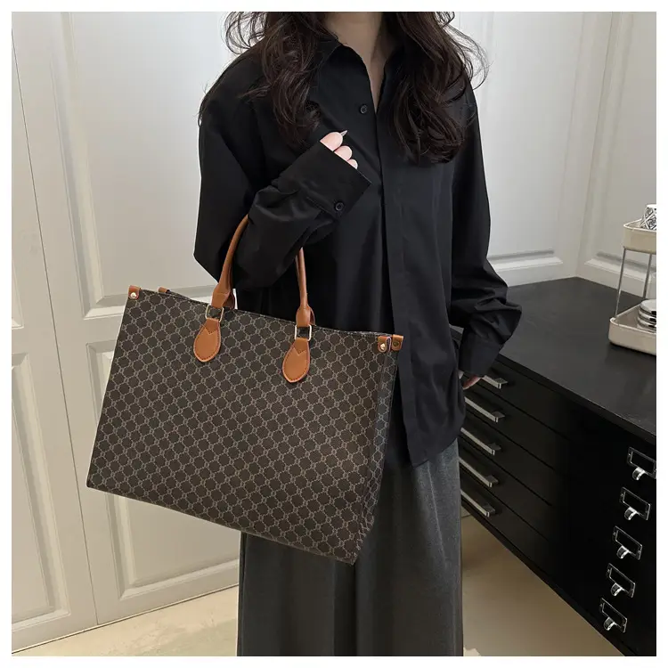 2025 Summer Plaid Tote Bags Women Large Capacity — feature 15
