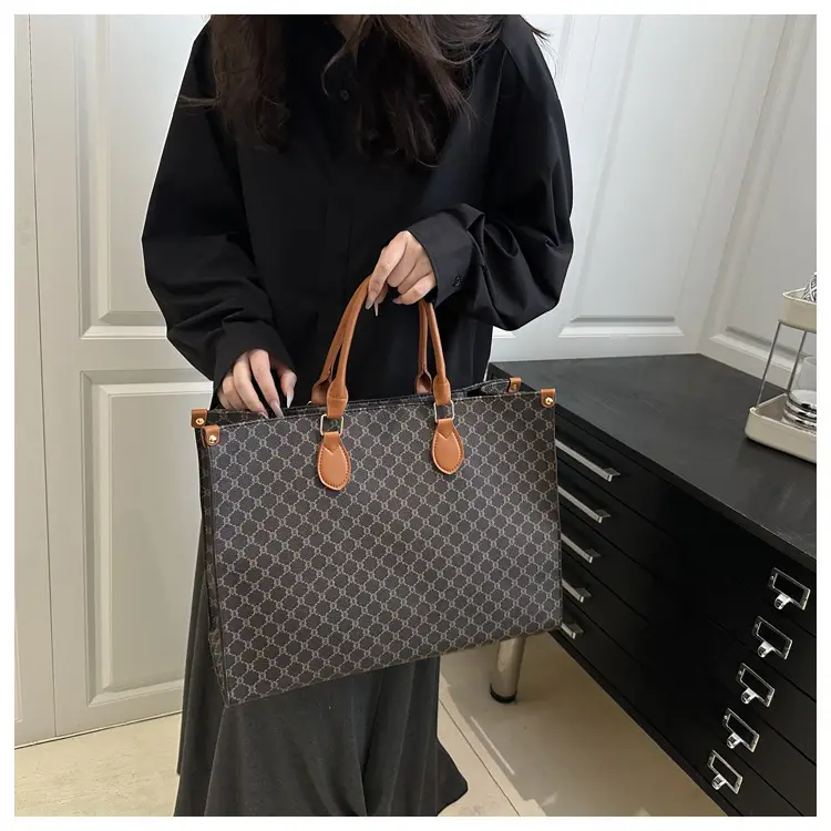 2025 Summer Plaid Tote Bags Women Large Capacity — feature 16