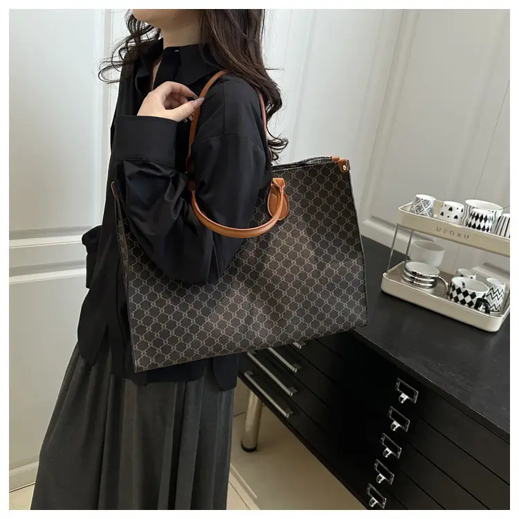 2025 Summer Plaid Tote Bags Women Large Capacity — feature 18