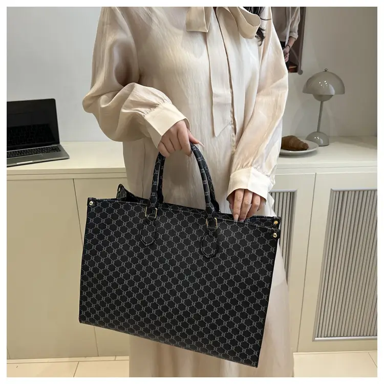 2025 Summer Plaid Tote Bags Women Large Capacity — feature 22