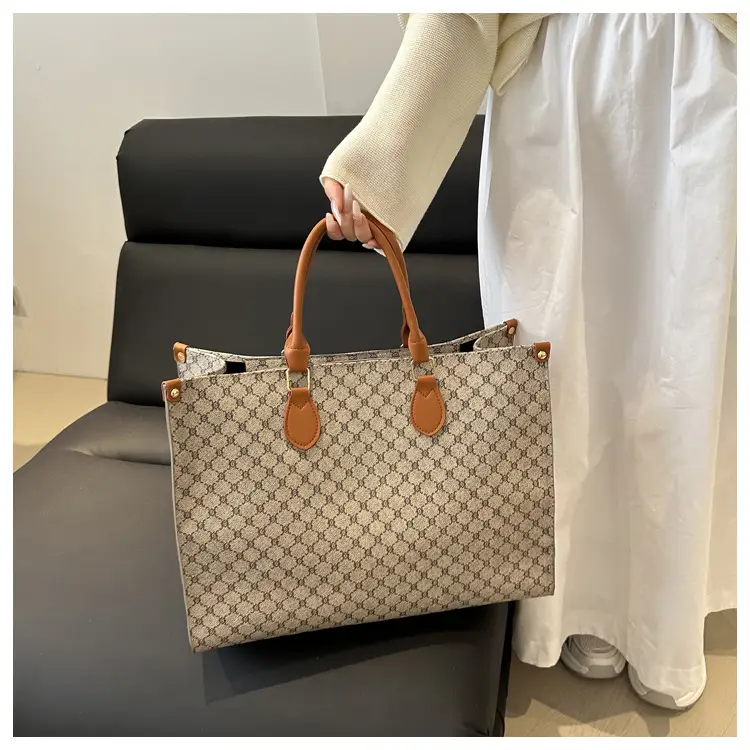 2025 Summer Plaid Tote Bags Women Large Capacity — feature 26