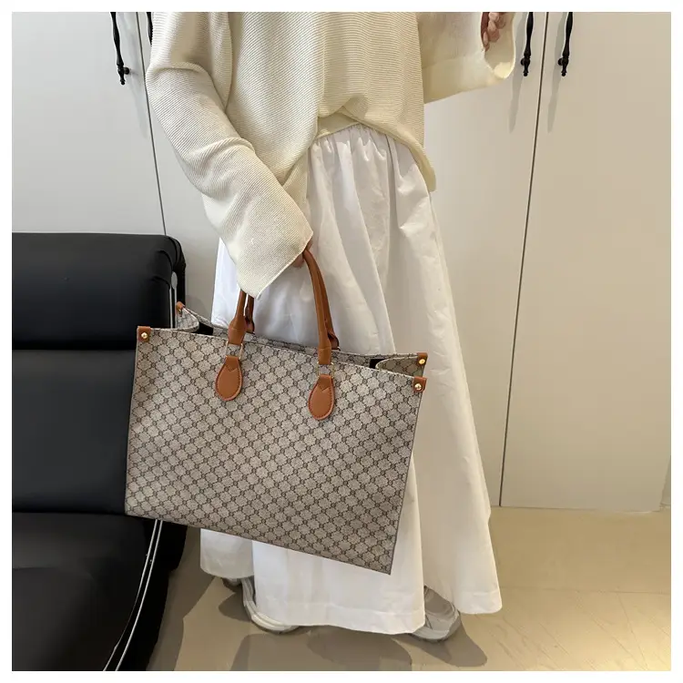 2025 Summer Plaid Tote Bags Women Large Capacity — feature 27