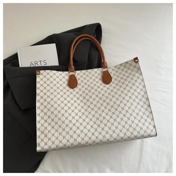 2025 Summer Plaid Tote Bags Women Large Capacity — feature 35