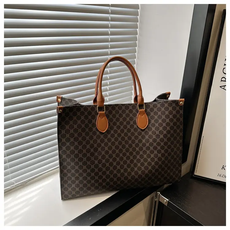 2025 Summer Plaid Tote Bags Women Large Capacity — feature 36