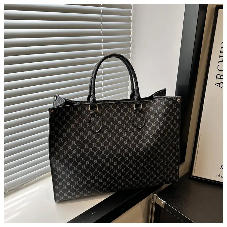 2025 Summer Plaid Tote Bags Women Large Capacity — feature 38