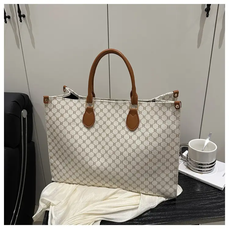 2025 Summer Plaid Tote Bags Women Large Capacity — feature 40