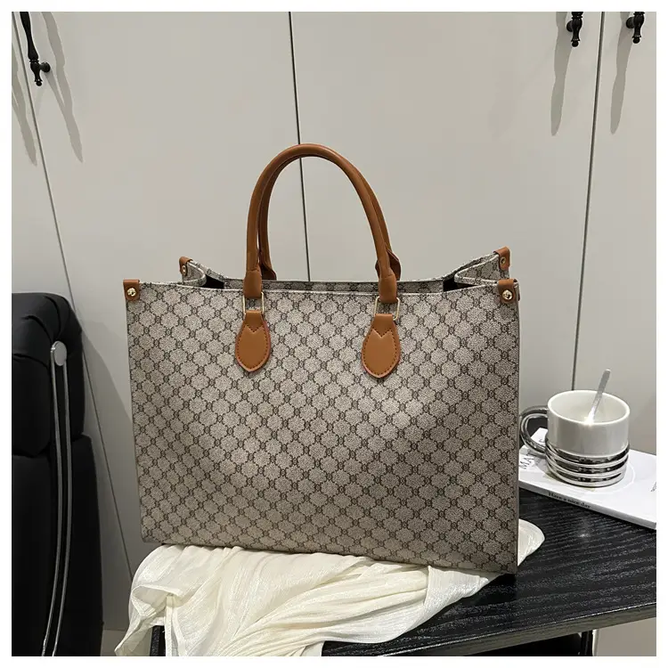 2025 Summer Plaid Tote Bags Women Large Capacity — feature 41