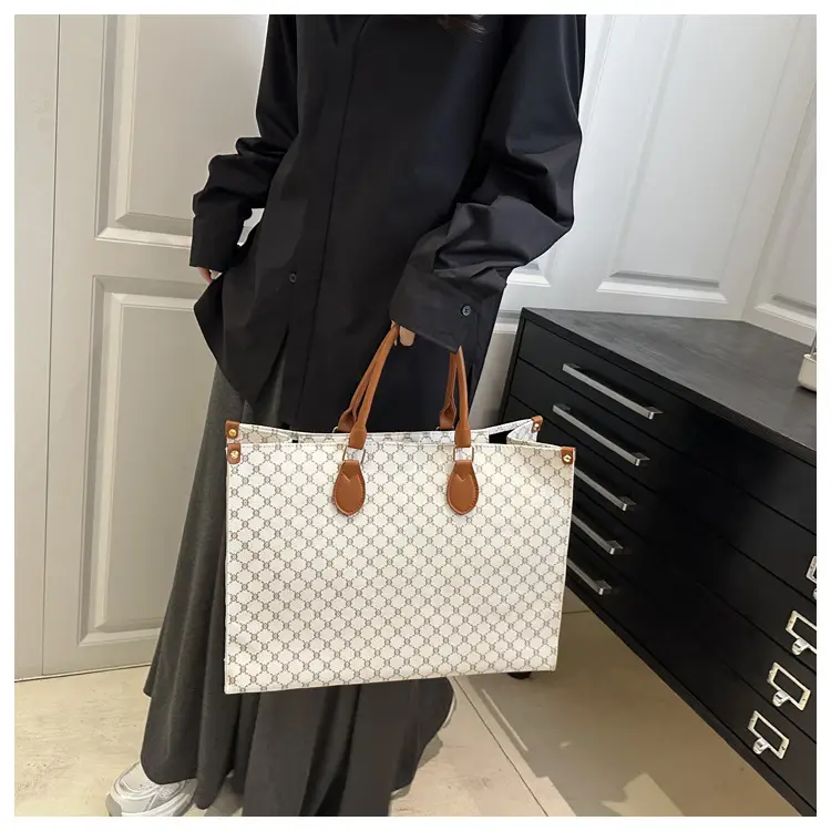 2025 Summer Plaid Tote Bags Women Large Capacity — feature 8