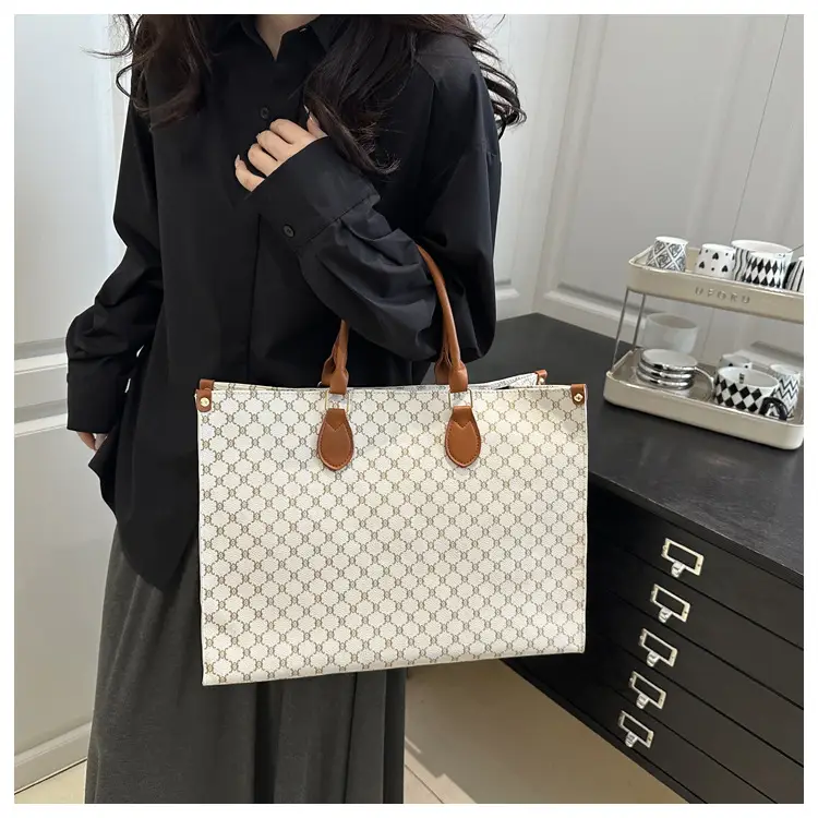 2025 Summer Plaid Tote Bags Women Large Capacity — feature 9