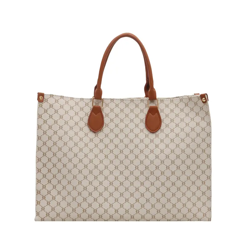 2025 Summer Plaid Tote Bags Women Large Capacity - Image 2