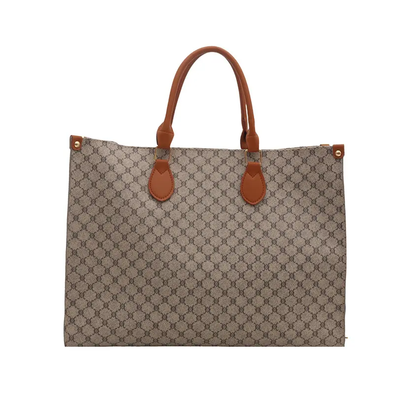 2025 Summer Plaid Tote Bags Women Large Capacity - Image 3