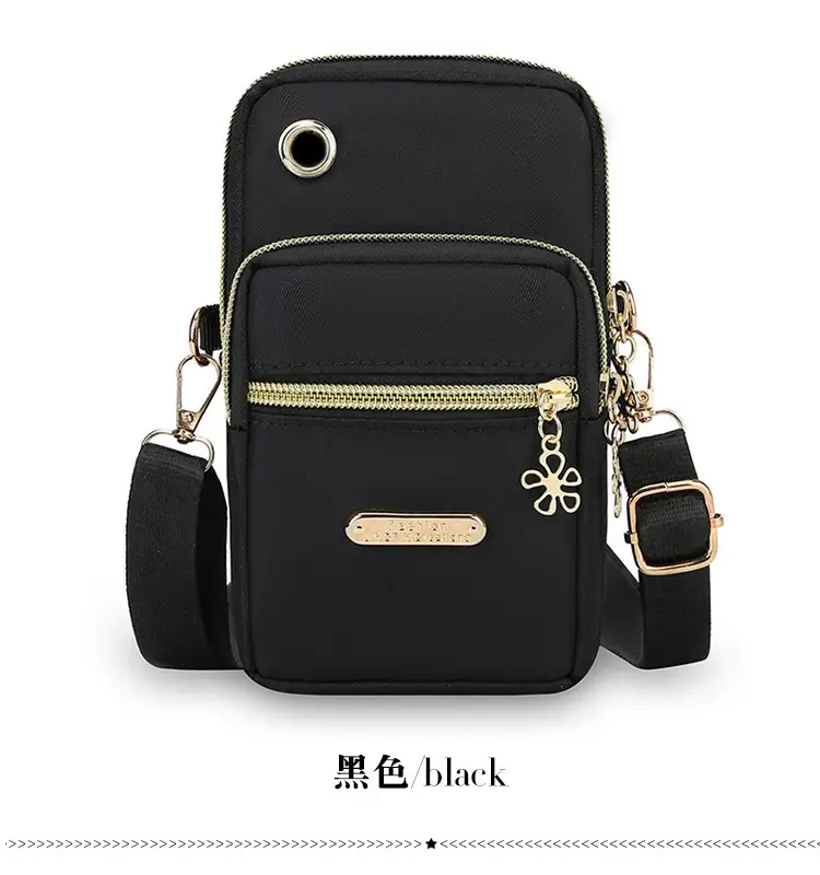 Purple Crossbody Phone Bag with Four Layers — feature 20